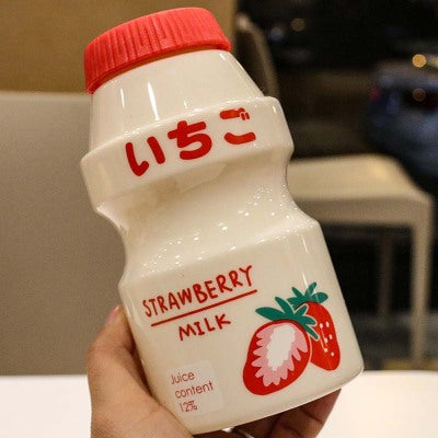 Cute Fruits Milk Water Bottle  JK2013
