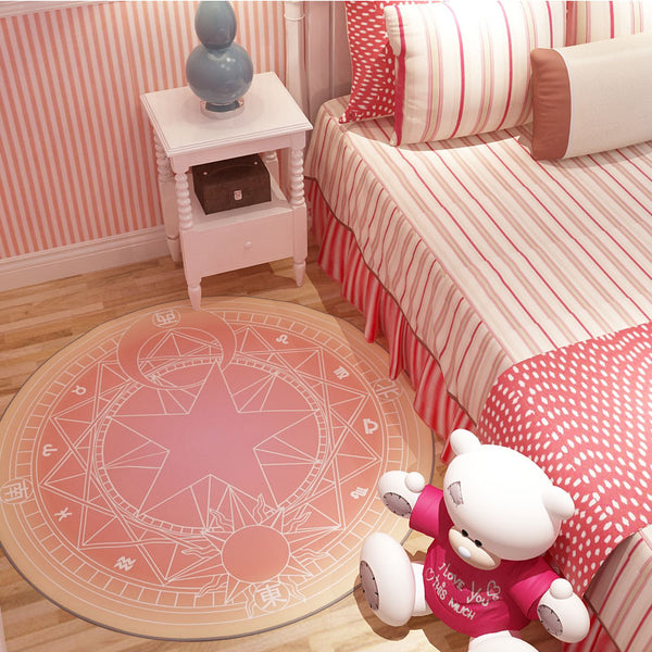Cute Sakura Round Mat JK2666