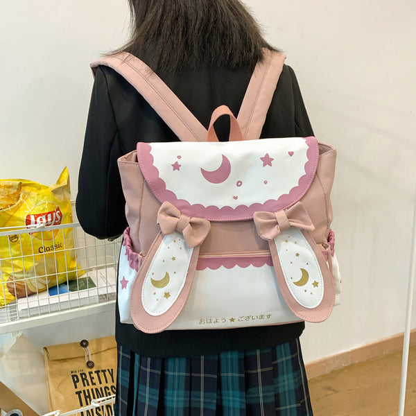 Cute Moon and Stars Backpack JK2825