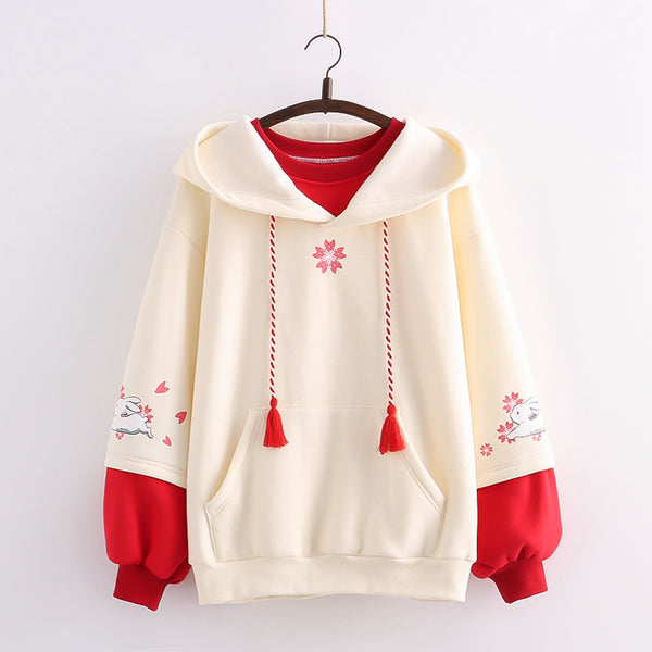 Fashion Sakura Rabbit Hoodie JK2926