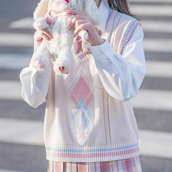 Fashion Girl Vest Sweater JK2955