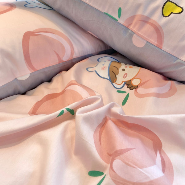 Sweet Peach Bedding Set JK2466
