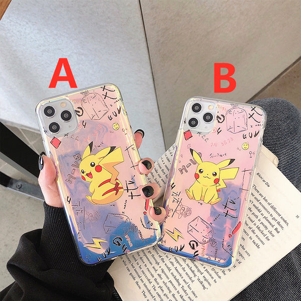 Lovely Pikachu Phone Case for iphone7/7plus/8/8P/X/XS/XR/XS Max/11/11 pro/11 pro max JK2066