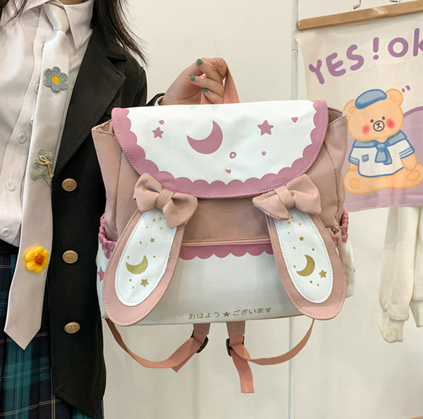 Cute Moon and Stars Backpack JK2825