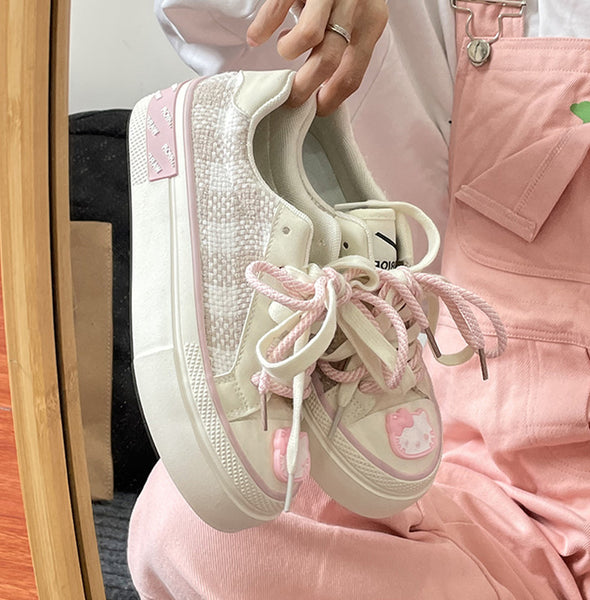 Lovely Kitty Canvas Shoes JK3460