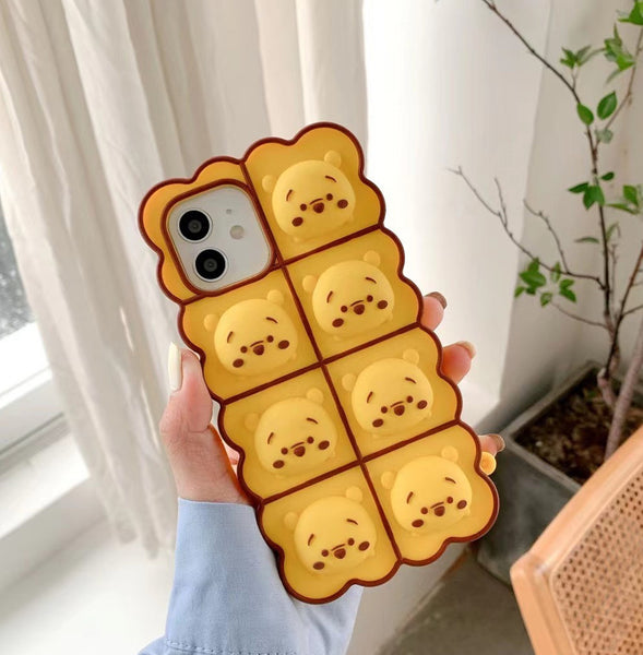 Lovely Bear Phone Case for iphone7/7plus/8/8P/X/XS/XR/XS Max/11/11 pro/11 pro max/12/12pro/12mini/12pro max JK2822