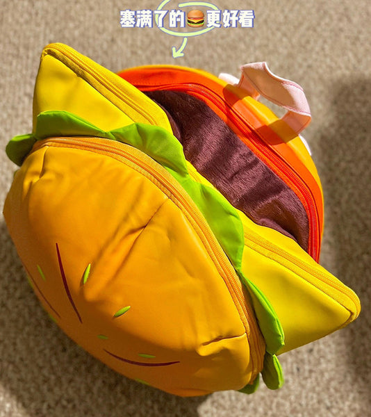 Cute Hamburger Backpack JK3505