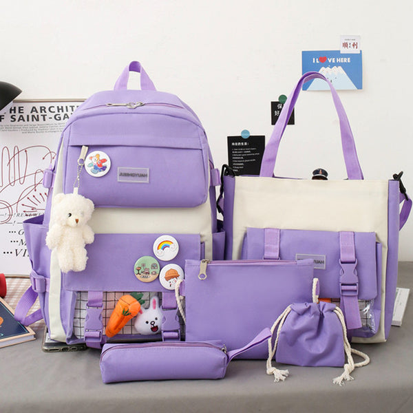 Fashion Cartoon Backpack Set JK2982