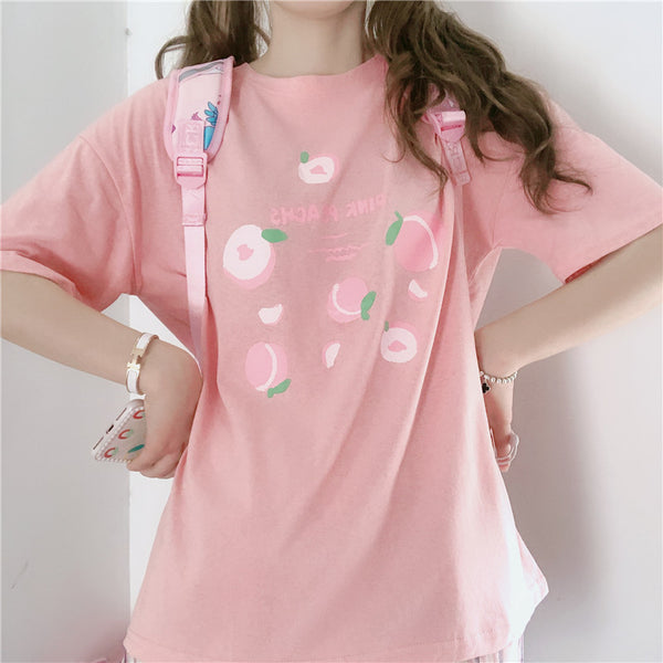 Cute Peach T-shirt JK2242