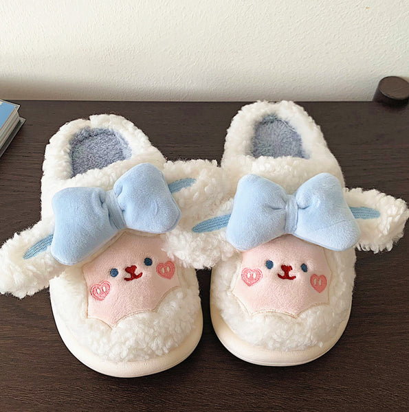 Lovely Sheep Ears Slippers JK3312