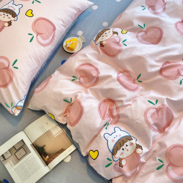 Sweet Peach Bedding Set JK2466