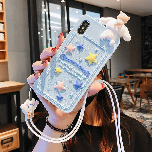 Cute My Melody Phone Case for iphone 6/6s/6plus/7/7plus/8/8P/X/XS/XR/XS Max/11/11pro/11pro max/12/12pro/12pro max JK1526