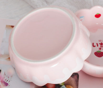 Pink Strawberry Bowl JK2505