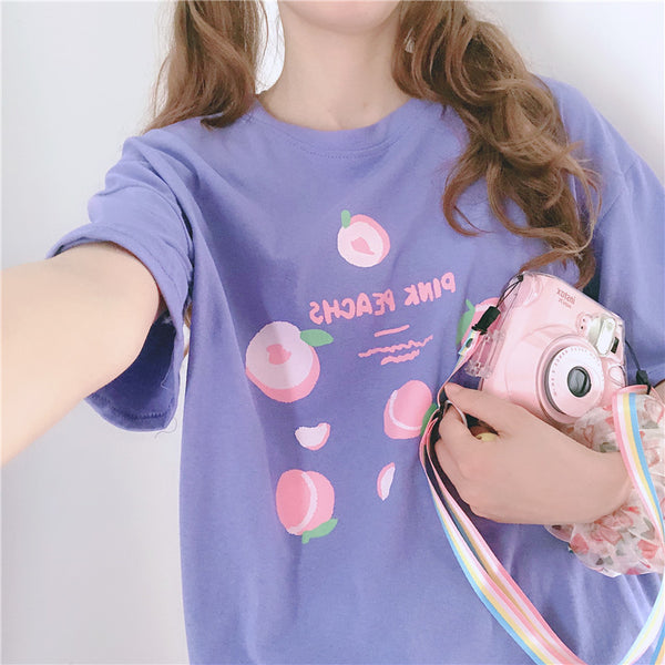 Cute Peach T-shirt JK2242