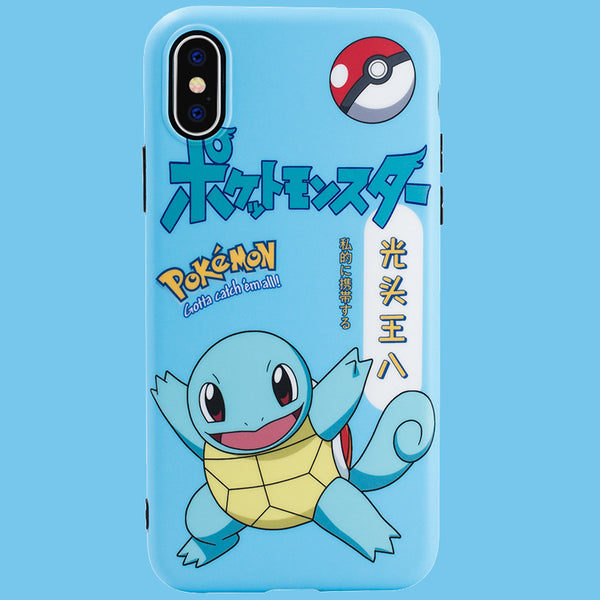 Cute Squirtle Phone Case for iphone 6/6s/6plus/7/7plus/8/8P/X/XS/XR/XS Max/11/11pro/11pro max JK1678