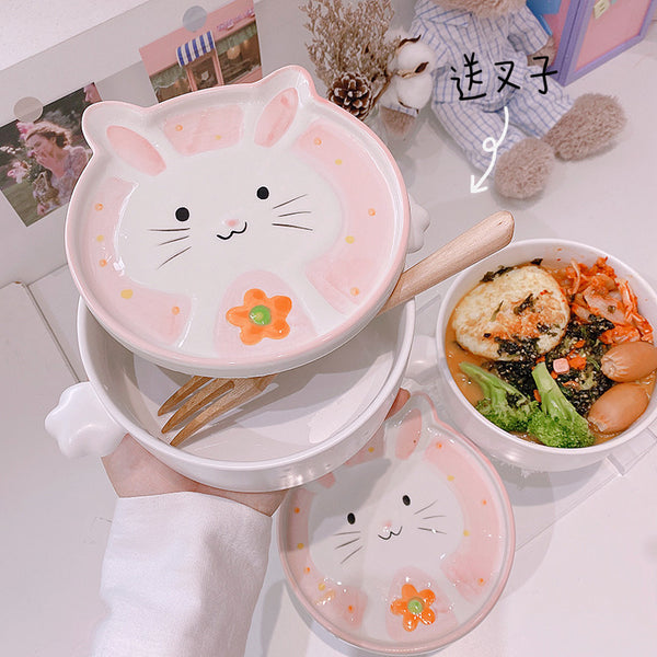 Lovely Rabbit Printed Bowl JK2518