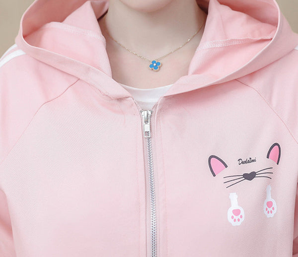Lovely Cats Pastel Coat JK2090