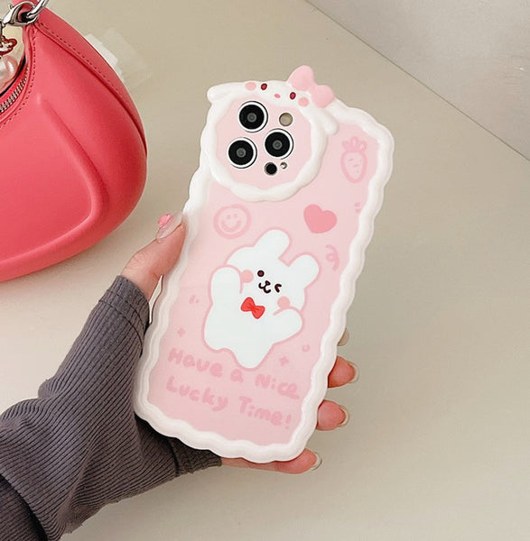 Lovely Rabbit Phone Case for iphone 11/11 pro/11 pro max/12/12pro/12pro max/13/13pro/13pro max JK3269