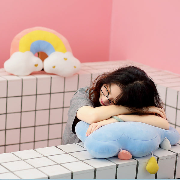 Moon And Star Plush Hold Pillow JK2373