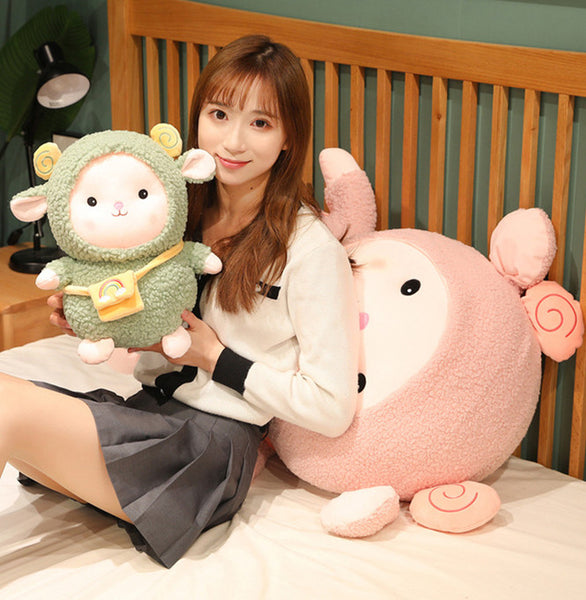 Kawaii Sheep Plush Hold Pillow JK3225