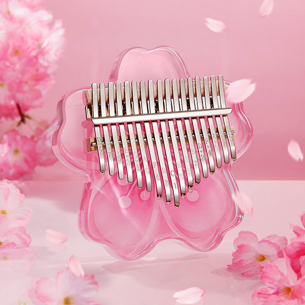 Cute Sakura Kalimba Thumb Piano JK3399
