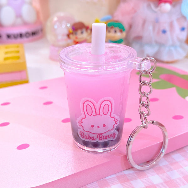 Rabbit Bubble Tea Keychain JK2102
