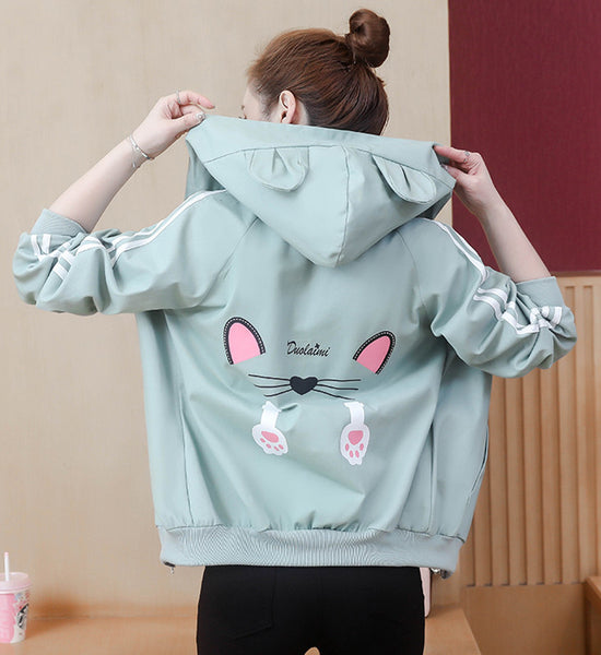 Lovely Cats Pastel Coat JK2090
