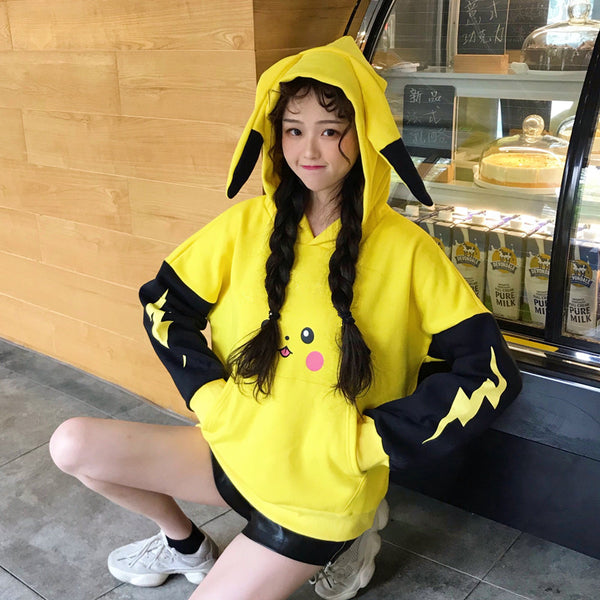 Cute Piakchu Hoodie JK2545