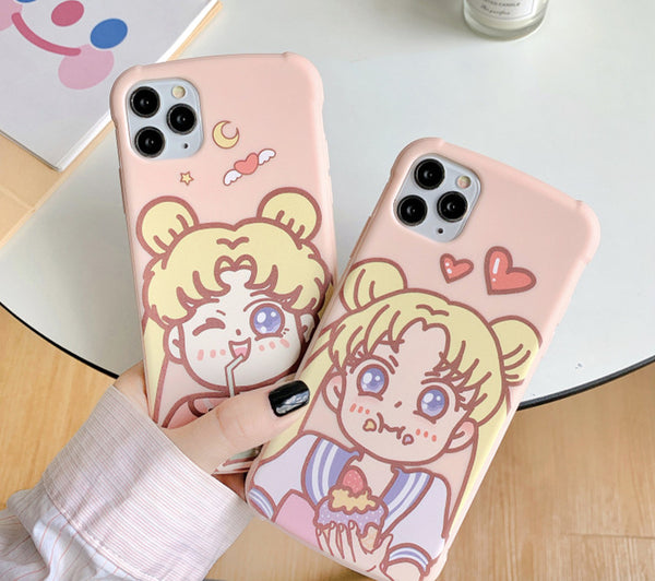 Cute Usagi Phone Case for iphone7/7plus/8/8P/X/XS/XR/XS Max/11/11 pro/11 pro max JK2175
