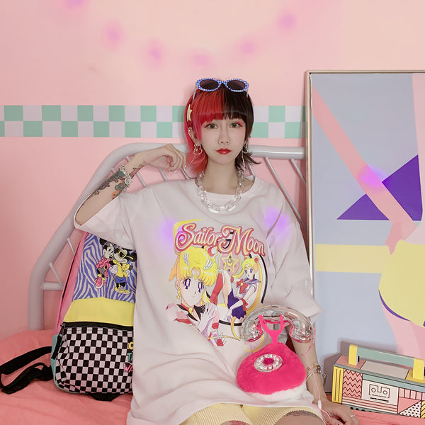 New Style Loose Sailormoon T-shirt JK1645