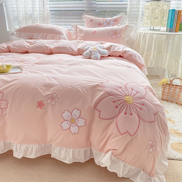 Fashion Sakura Flowers Bedding Set JK3463