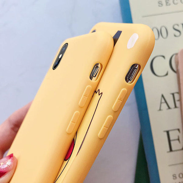 Lovely Pikachu Phone Case for iphone 6/6s/6plus/7/7plus/8/8P/X/XS/XR/XS Max JK1424