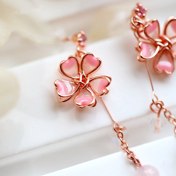 Cute Sakura Earrings/Clips JK2743