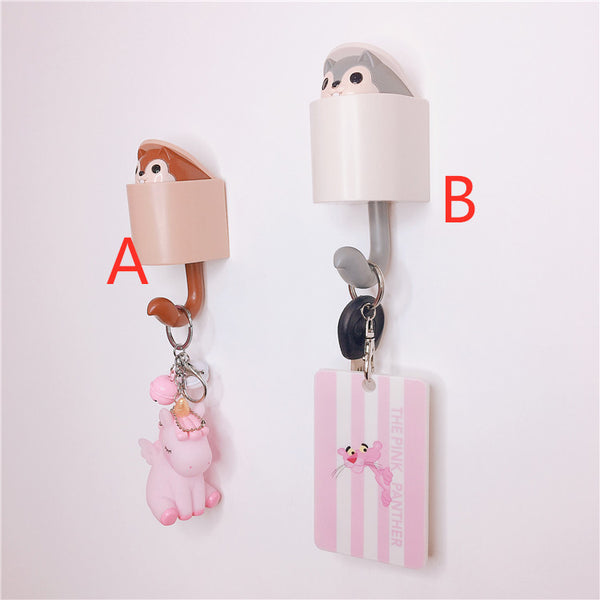 Cute Squirrel Glue Hook JK1369