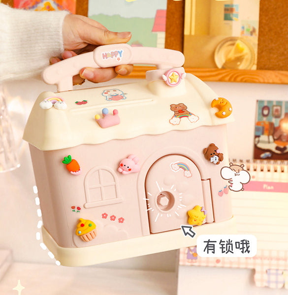 Cute House Piggy Bank JK3055