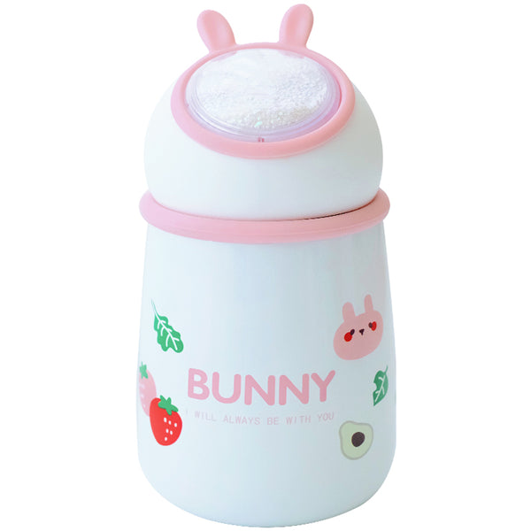 Cute Rabbit Stainless Steel Vacuum Water Bottle JK2347