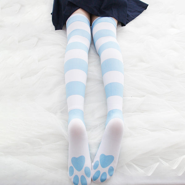 Cute Paw Long Socks JK3159