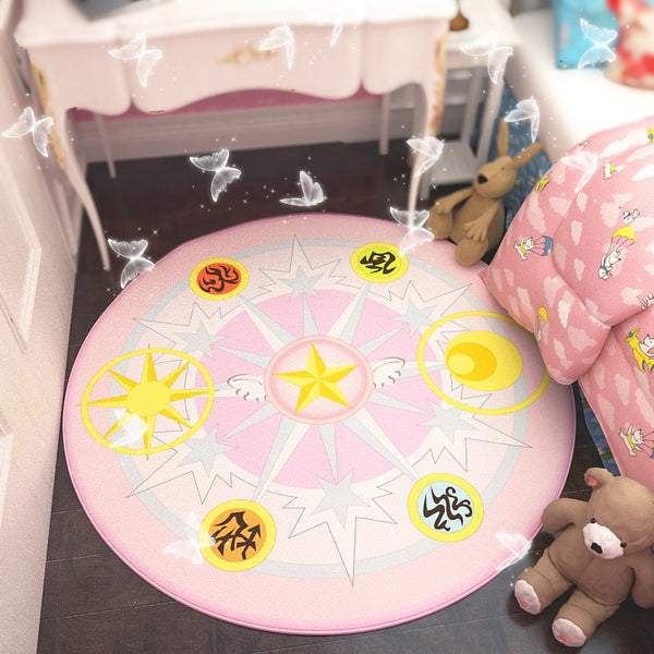 Cute Sakura Round Mat JK2666