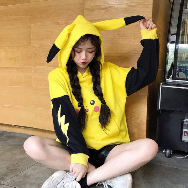 Cute Piakchu Hoodie JK2545