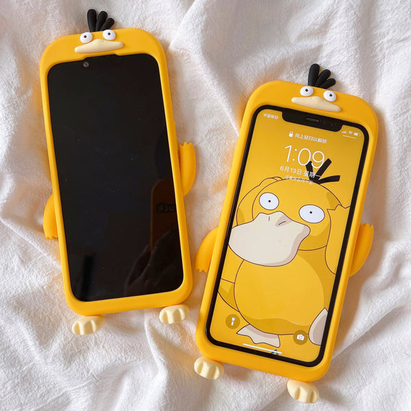 Cute Duck Phone Case for iphone 7/7plus/8/8P/X/XS/XR/XS Max/11/11pro/11pro max/12/12pro/12pro max/12mini/13/13pro/13pro max JK3211
