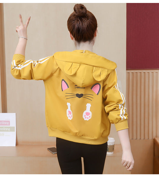 Lovely Cats Pastel Coat JK2090