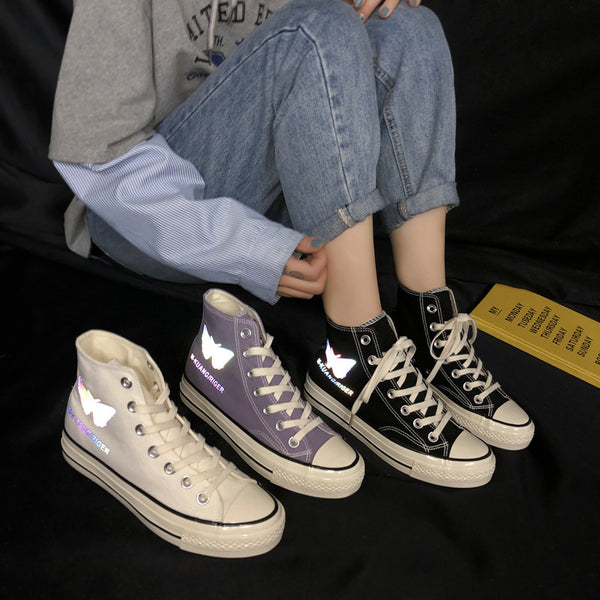 Fashion Butterfly Canvas Shoes JK2301