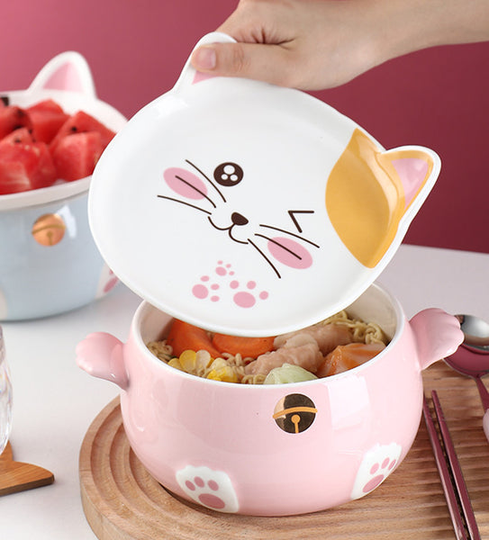 Lovely Cat Printed Bowl JK2858