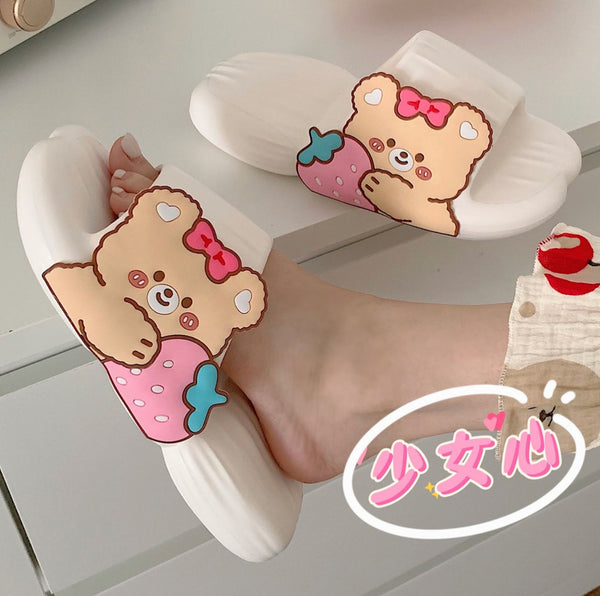 Rabbit And Bear Slippers JK3204