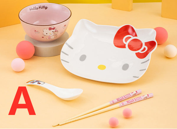 Kawaii Anime Bowl and Dish Set JK3200