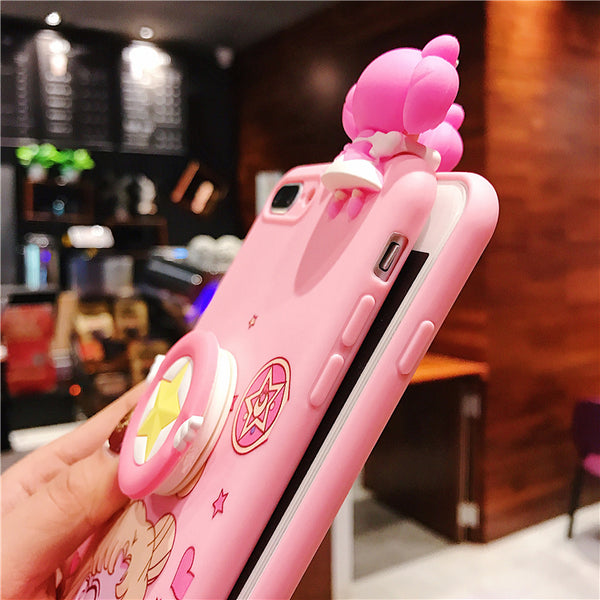 Pink Usagi Phone Case for iphone 6/6s/6plus/7/7plus/8/8P/X/XS/XR/XS Max JK1240
