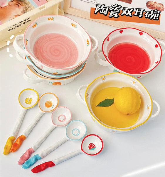 Sweet Fruits Printed Bowl JK3408