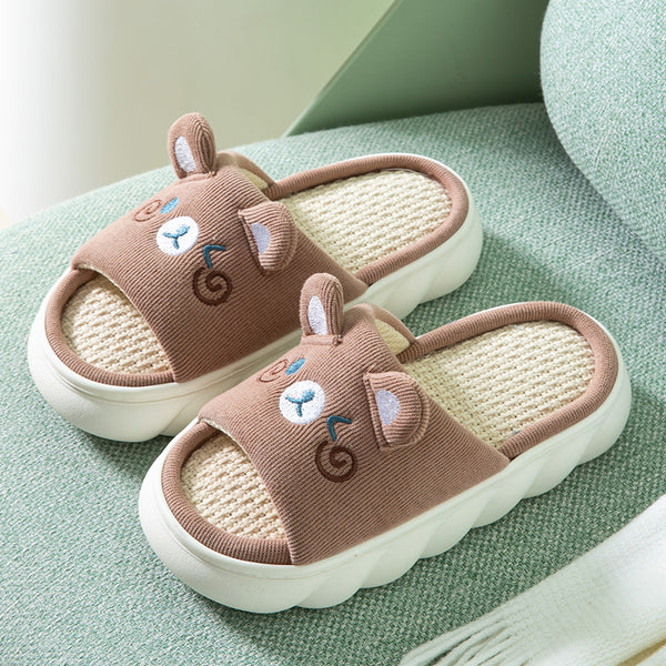 Cute Rabbit and Bear Slippers JK3111