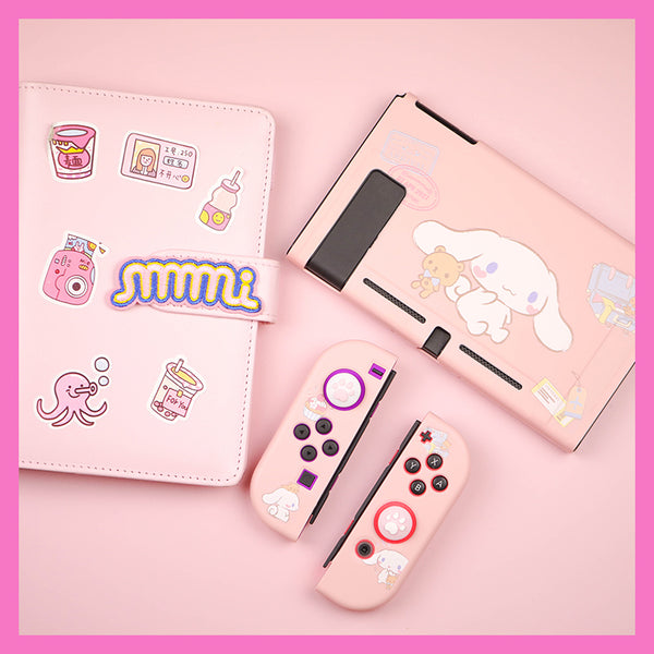 Cartoon Cinnamoroll Switch Skin Protector Case Cover Set JK2339