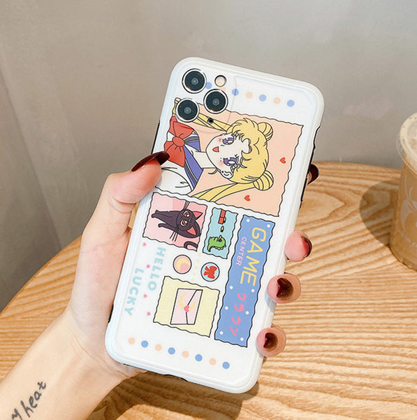 Cute Usagi Girl Phone Case for iphone7/7plus/8/8P/X/XS/XR/XS Max/11/11 pro/11 pro max JK2227